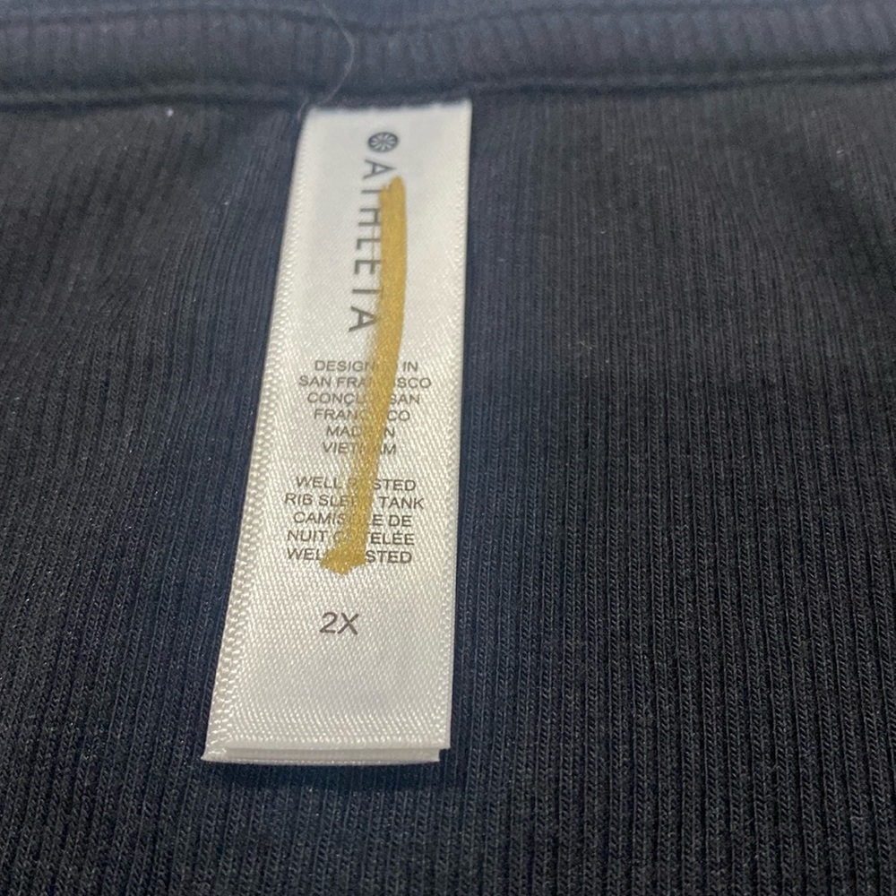 Athleta Well Rested Rib Sleep Tank NWT - Picture 3 of 3